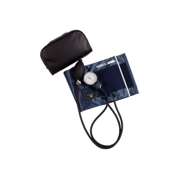 Healthsmart MABIS Precision Series Aneroid Sphygmomanometer BP Monitor, Large Adult Size, Blue 01-140-016 - main